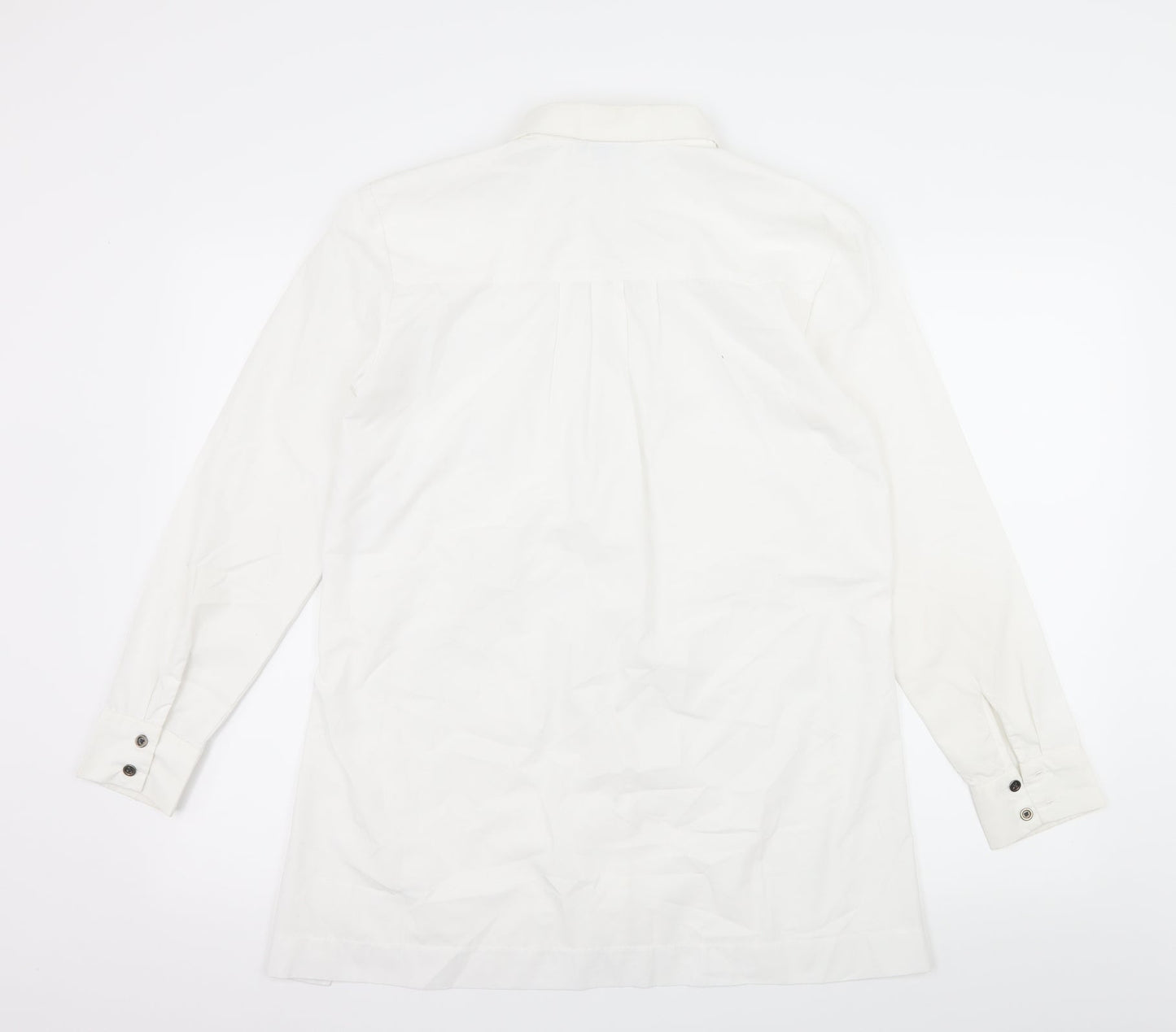 b.young Mens White    Button-Up Size M