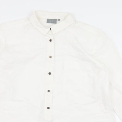 b.young Mens White    Button-Up Size M
