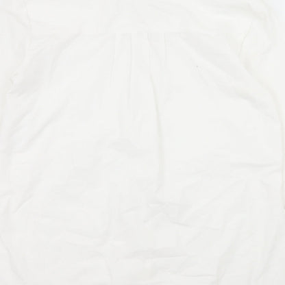 b.young Mens White    Button-Up Size M