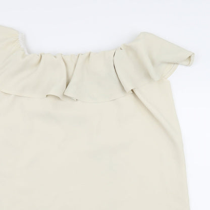 Preworn Womens Ivory  Rayon Shift  Size 14