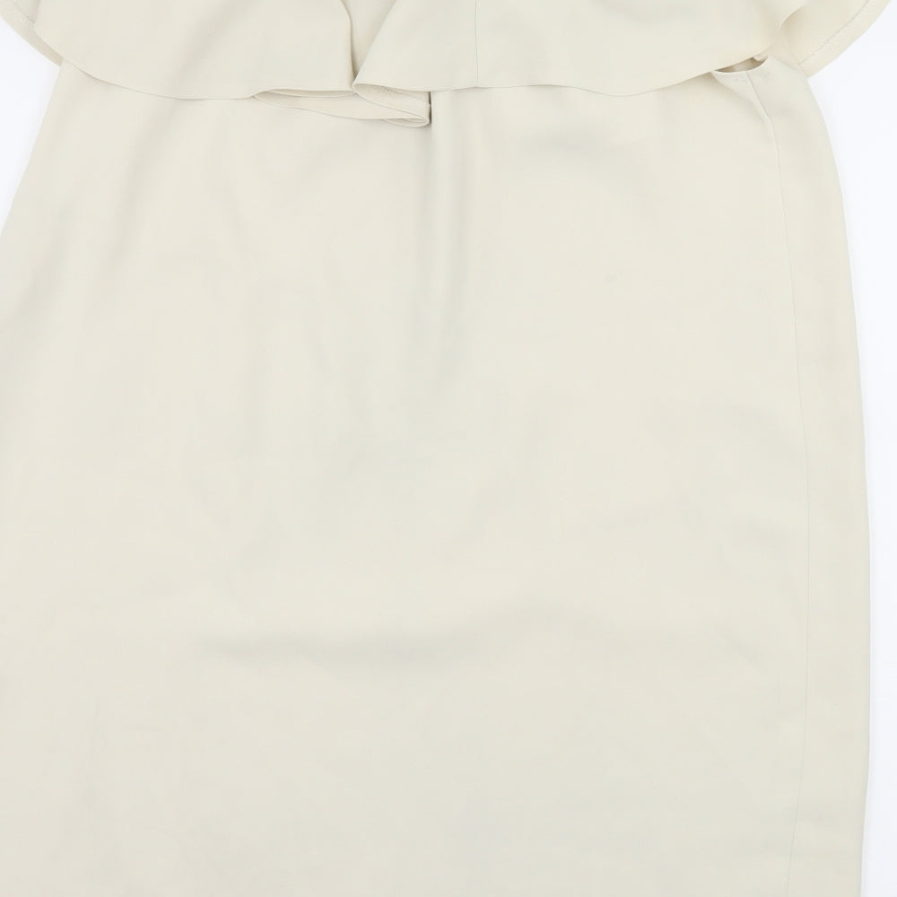 Preworn Womens Ivory  Rayon Shift  Size 14