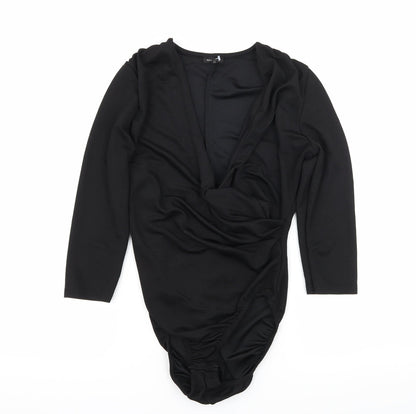 River Island Womens Black   Bodysuit One-Piece Size 10