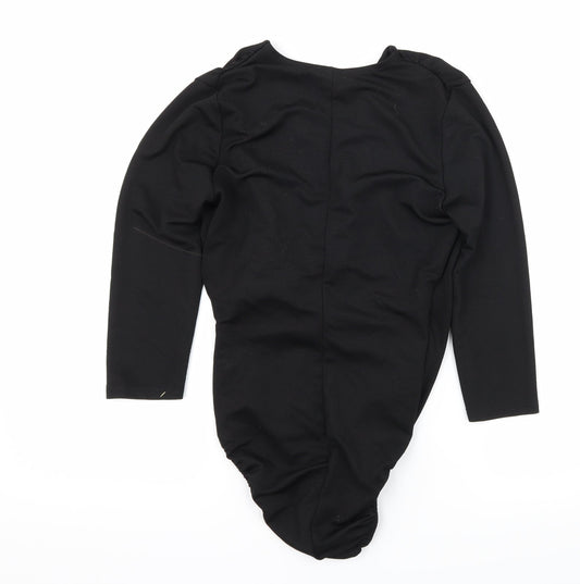 River Island Womens Black   Bodysuit One-Piece Size 10