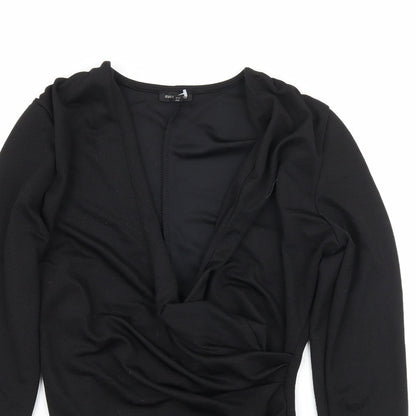 River Island Womens Black   Bodysuit One-Piece Size 10