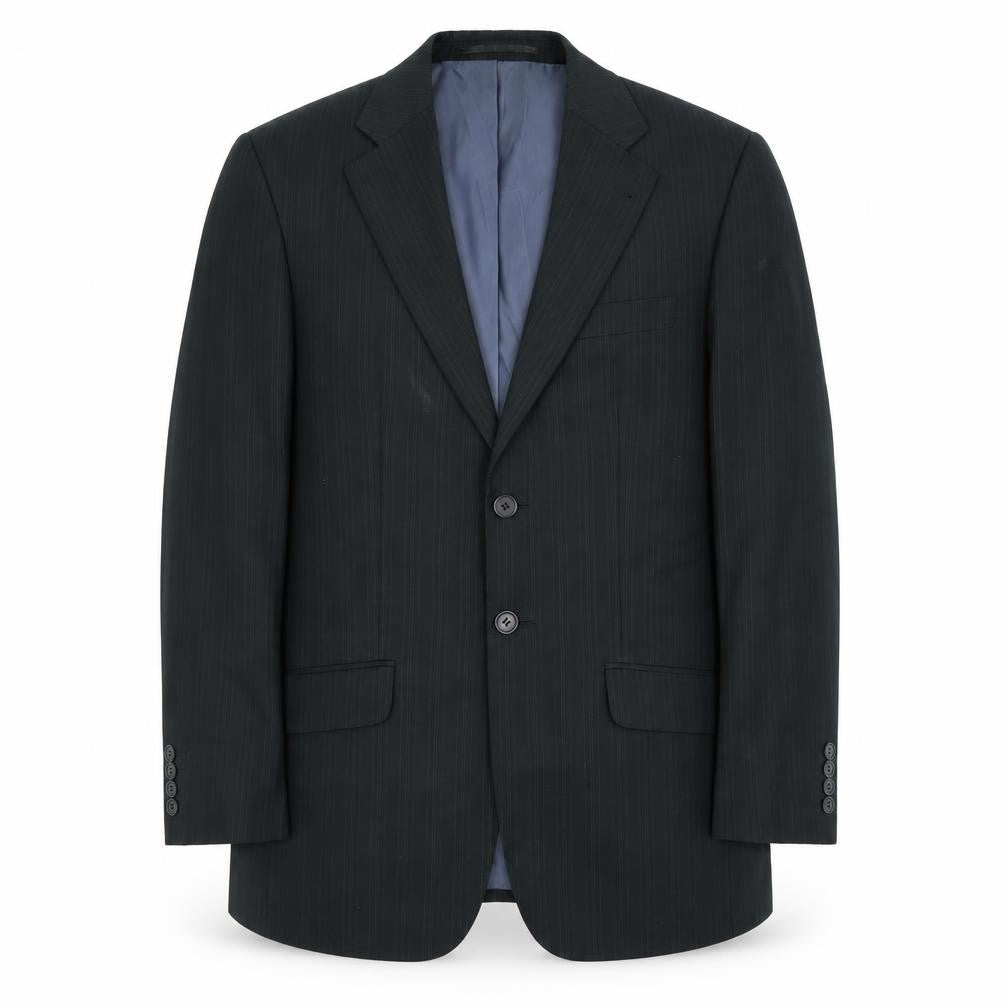 Mens UK Size S George Regular Blue Suit Jacket