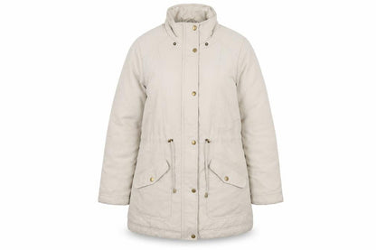 Womens UK Size 14 BHS Beige Quilted Coat