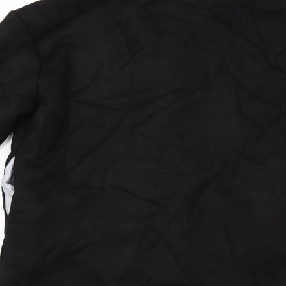Preworn Womens Black   Overcoat Coat Size L