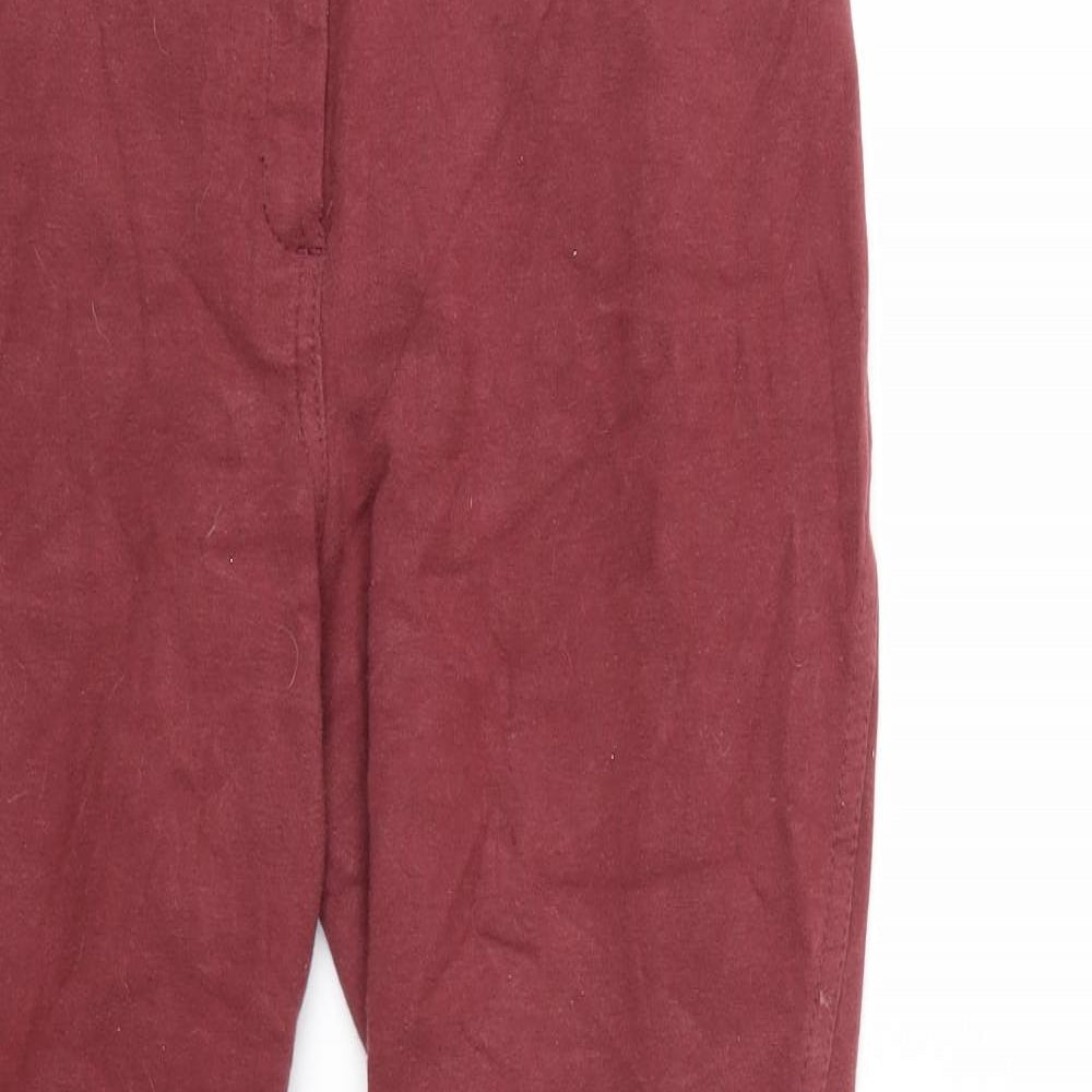 Womens UK Size 30 in Preworn Regular Fit  Red Trousers