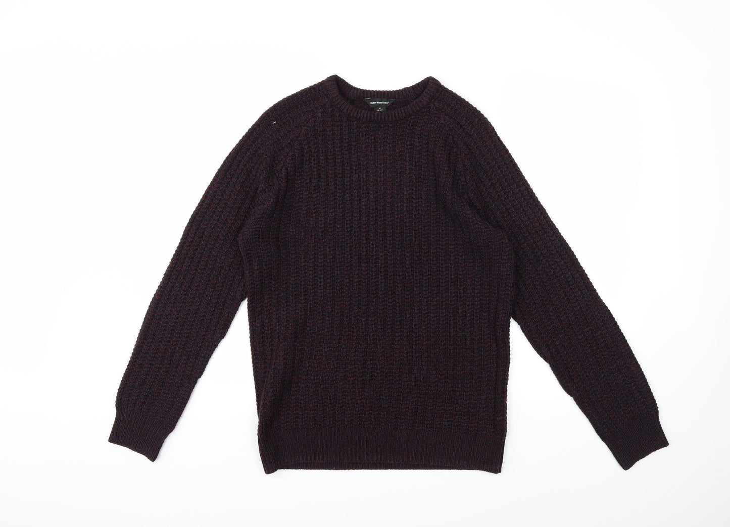 Cedarwood State Mens Red  Knit Pullover Jumper Size M