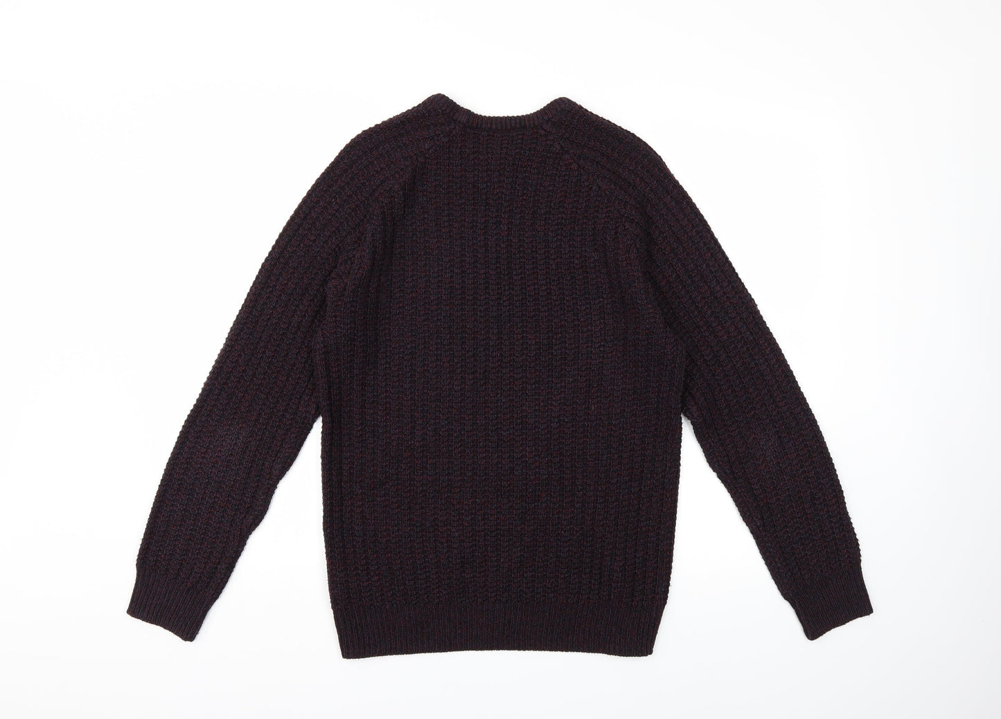 Cedarwood State Mens Red  Knit Pullover Jumper Size M