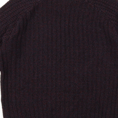 Cedarwood State Mens Red  Knit Pullover Jumper Size M