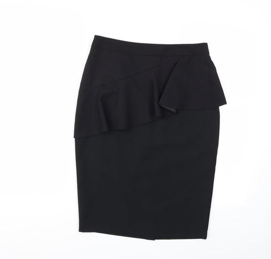 Dorothy Perkins Womens Black   Straight & Pencil Skirt Size 8