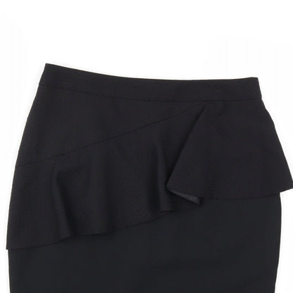 Dorothy Perkins Womens Black   Straight & Pencil Skirt Size 8