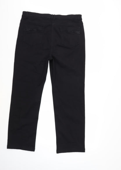 Per Una Womens Black  Denim Skinny Jeans Size 36 in L29 in