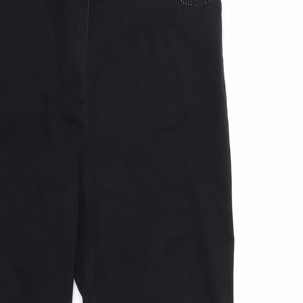 Per Una Womens Black  Denim Skinny Jeans Size 36 in L29 in