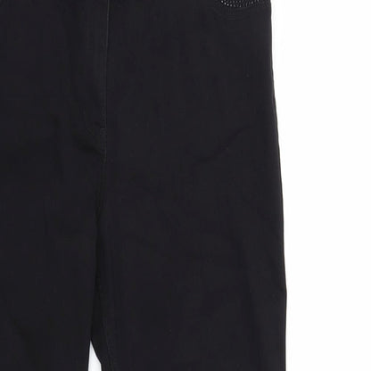 Per Una Womens Black  Denim Skinny Jeans Size 36 in L29 in