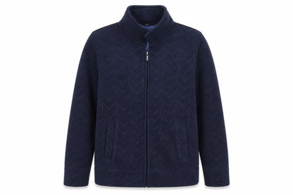 Bonmarché Womens Blue Geometric Jacket Size S