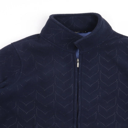 Bonmarché Womens Blue Geometric  Jacket  Size S