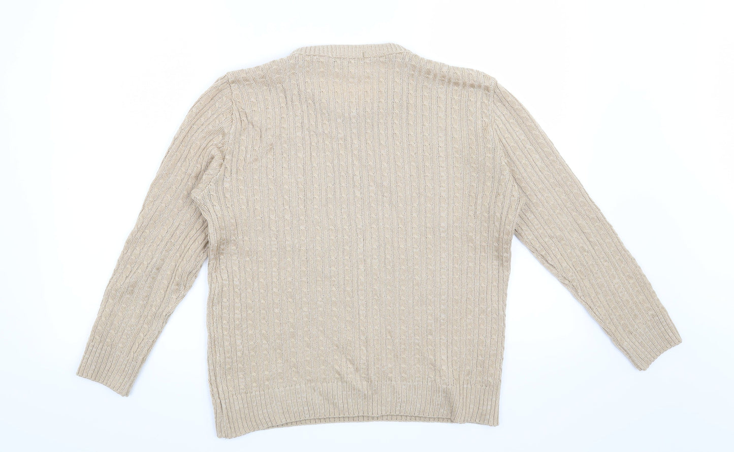 Envy Womens Beige   Pullover Jumper Size M