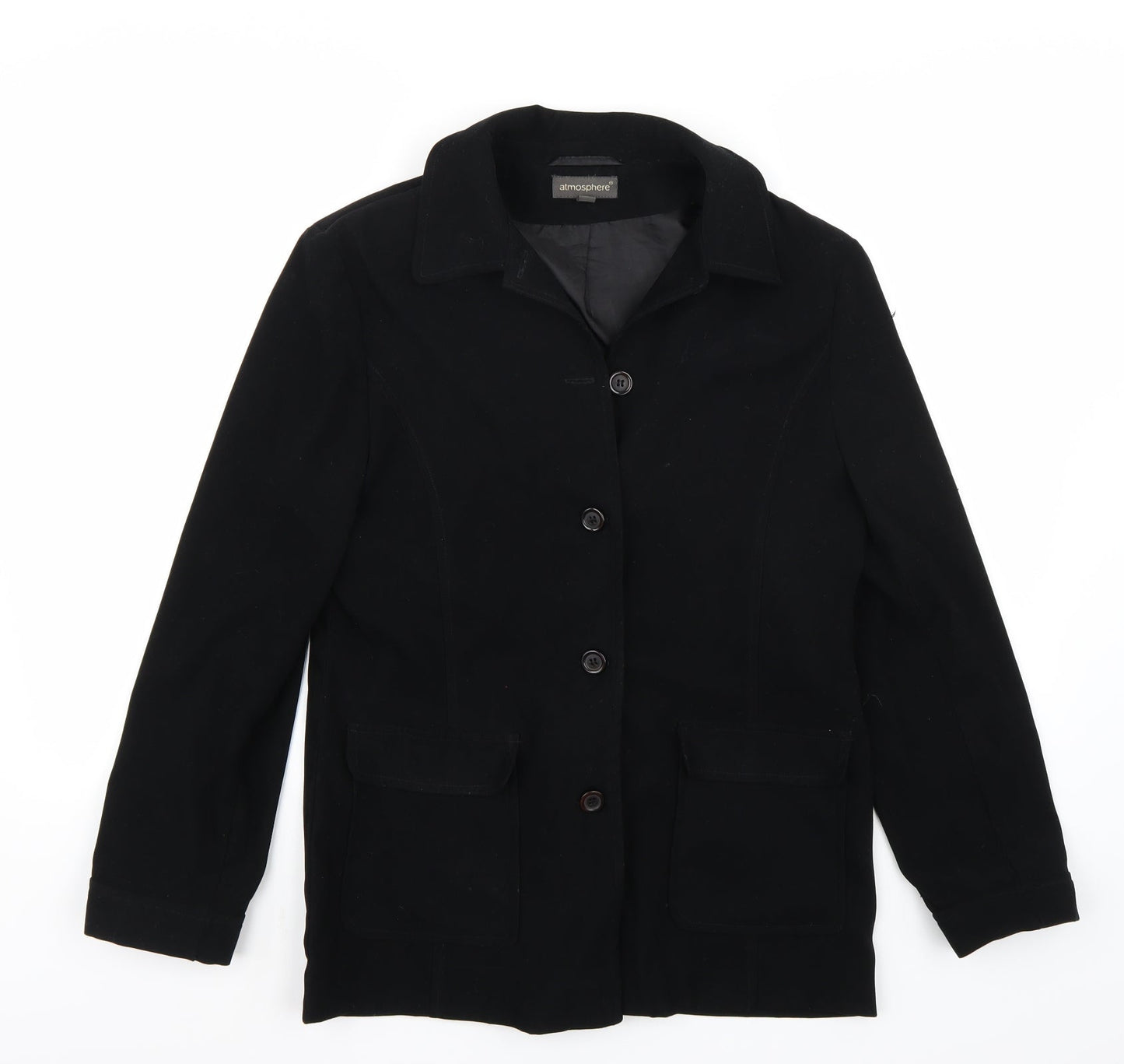 Primark Womens Black   Jacket Coat Size 12