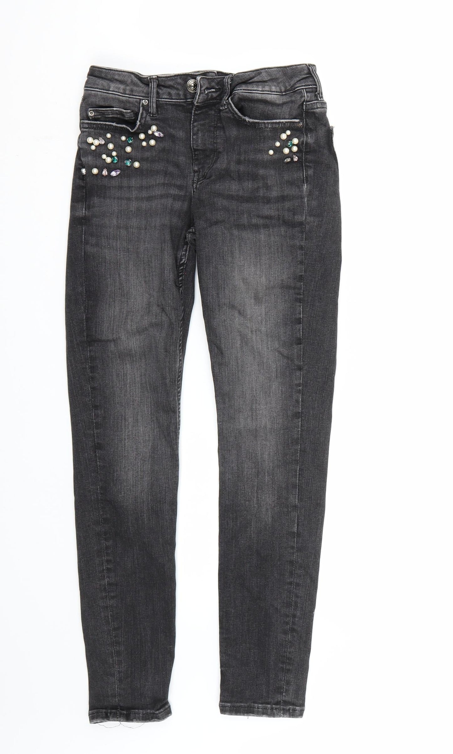 Zara Womens Black   Skinny Jeans Size 4 L25 in