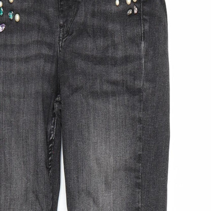 Zara Womens Black   Skinny Jeans Size 4 L25 in