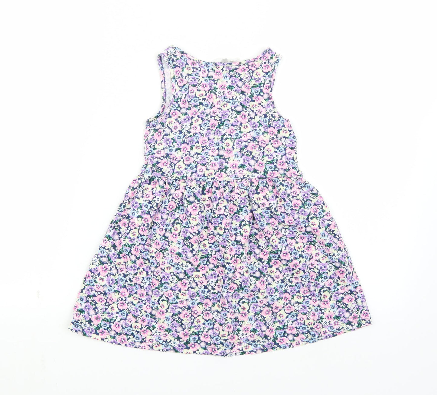 H&M Girls White Floral  A-Line  Size 4 Years