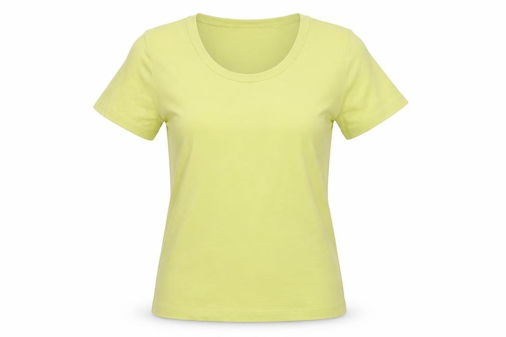Womens UK Size S CC Green Basic T-Shirt