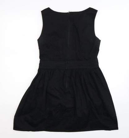GLASSONS Womens Black   Fit & Flare  Size 10