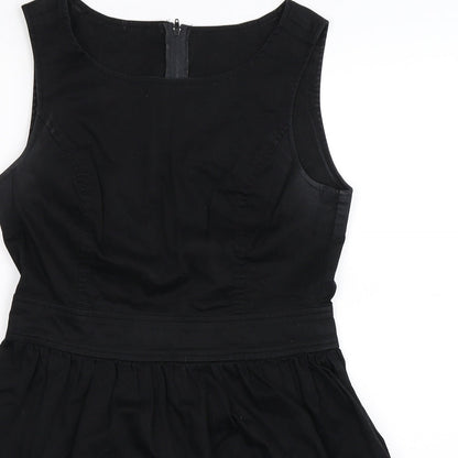 GLASSONS Womens Black   Fit & Flare  Size 10