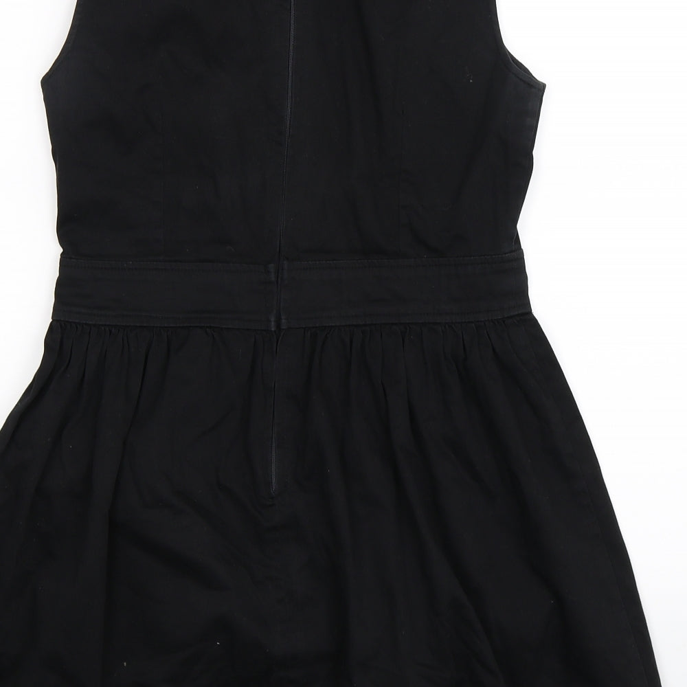 GLASSONS Womens Black   Fit & Flare  Size 10