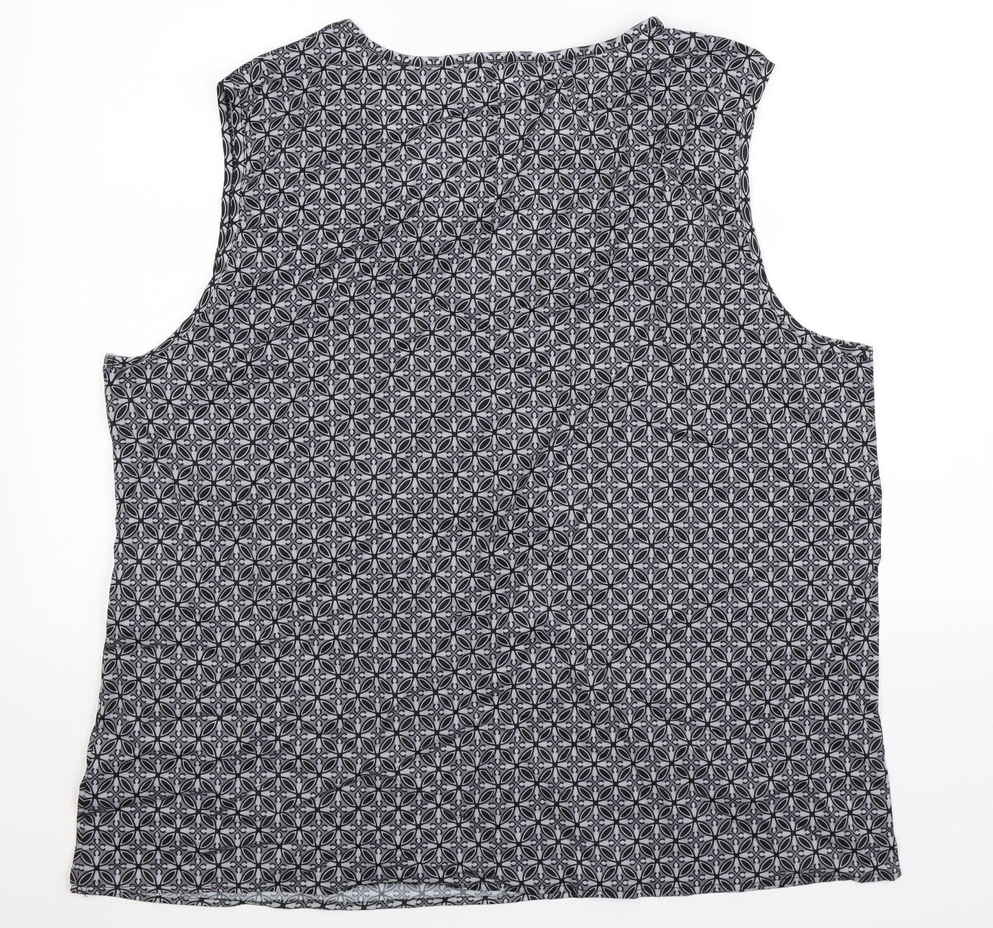 Womens UK Size 2XL Preworn Multicoloured Basic Tank