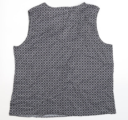 Womens UK Size 2XL Preworn Multicoloured Basic Tank