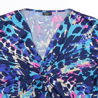Womens UK Size 12 Damart Multicoloured Basic Blouse