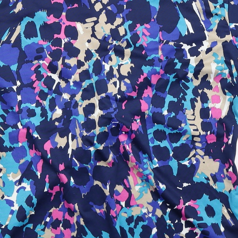 Womens UK Size 12 Damart Multicoloured Basic Blouse
