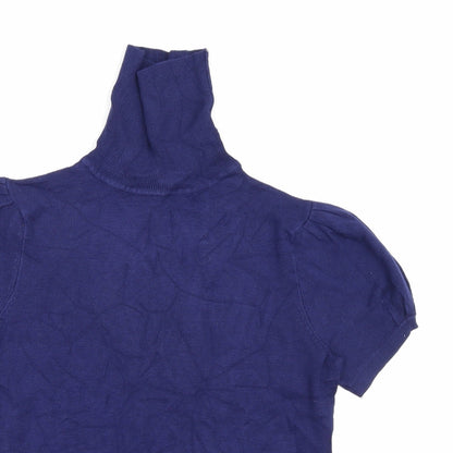 Dorothy Perkins Womens Blue  Knit Pullover Jumper Size 14