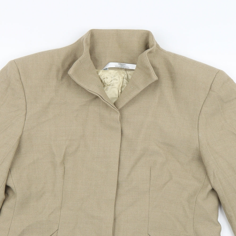 Womens UK Size 10 Marks and Spencer Brown Jacket