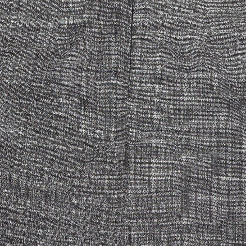 FOREVER 21 Womens Grey Check  A-Line Skirt Size S