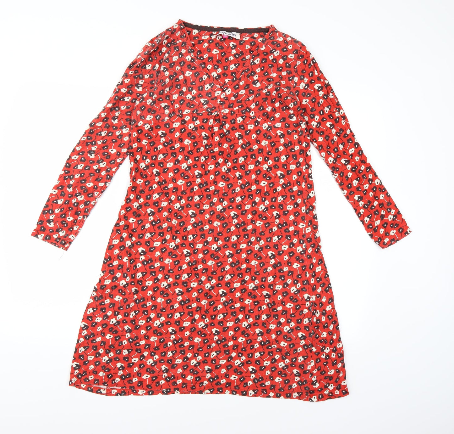 mudd & water Womens Red Floral  A-Line  Size 10