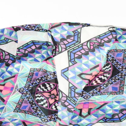 Womens UK Size XS Atmosphere Multicoloured Kimono Blouse