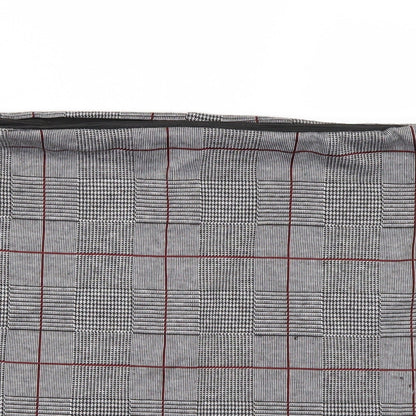 Primark Womens Grey Check  A-Line Skirt Size 14