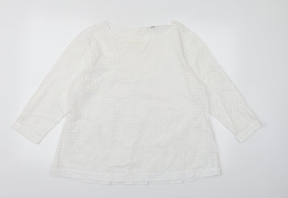Uniqlo Womens White   Basic  Size L