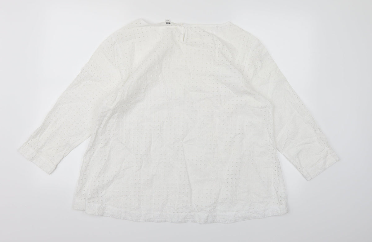 Uniqlo Womens White   Basic  Size L