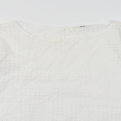 Uniqlo Womens White   Basic  Size L