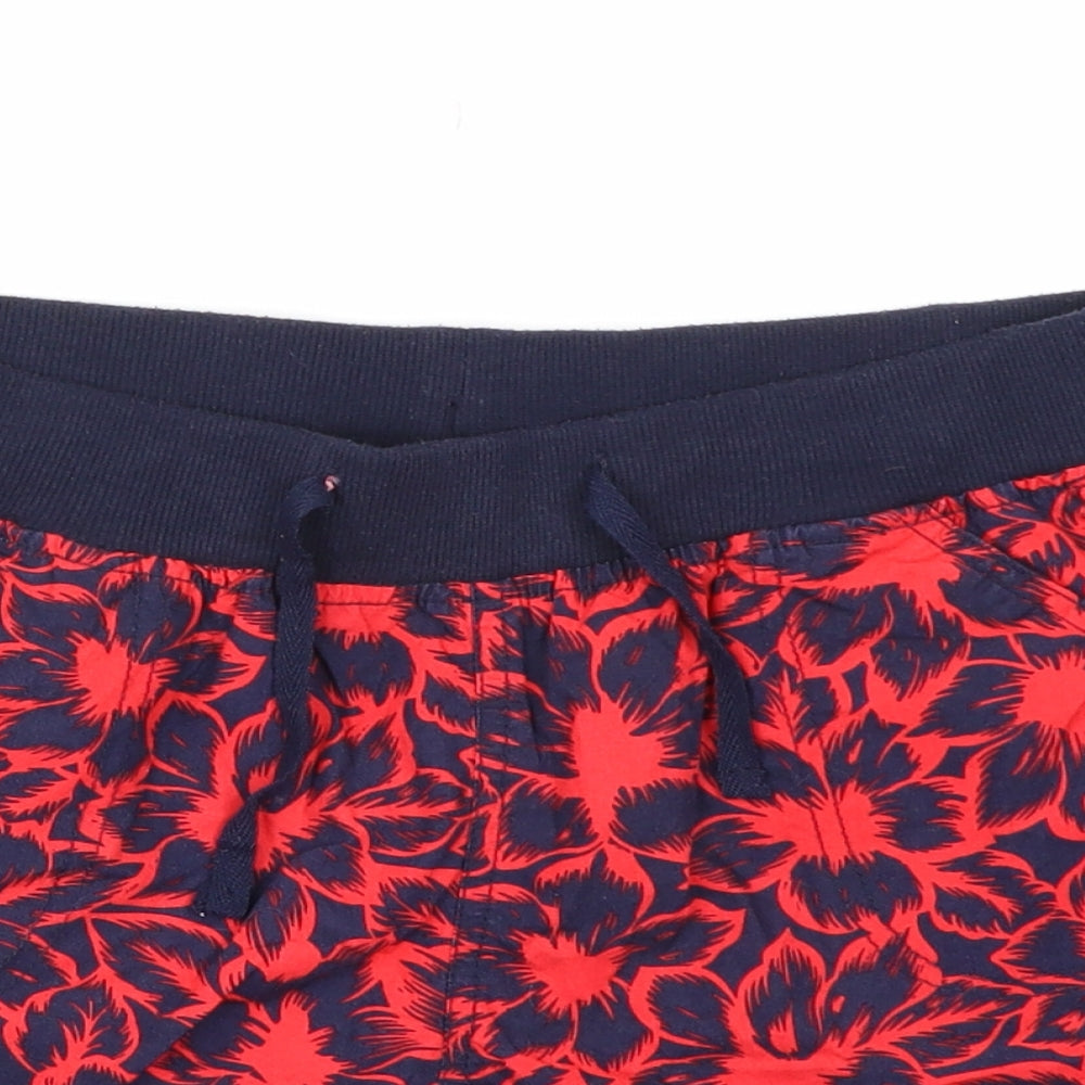 Atmosphere Womens Blue Floral  Sweat Shorts Size 8