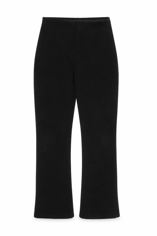 Womens UK Size L Preworn Regular Fit  Black Trousers
