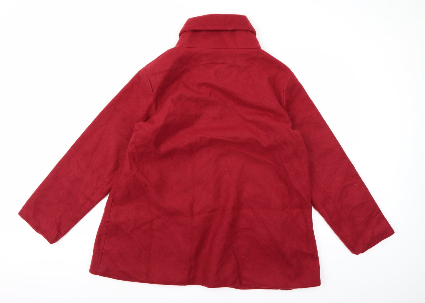 Womens UK Size 16 Gabriella Vicenza Red Pea Coat