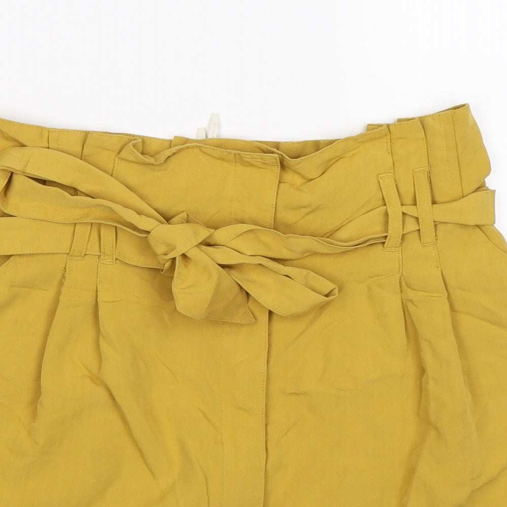 Womens UK Size L Kimchi Blue Peasant Satin Skirt