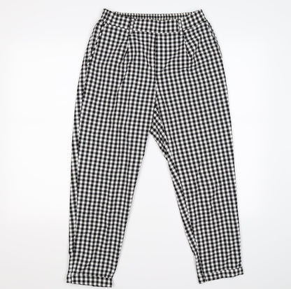 Womens UK Size M Preworn Regular Fit Chino White Trousers