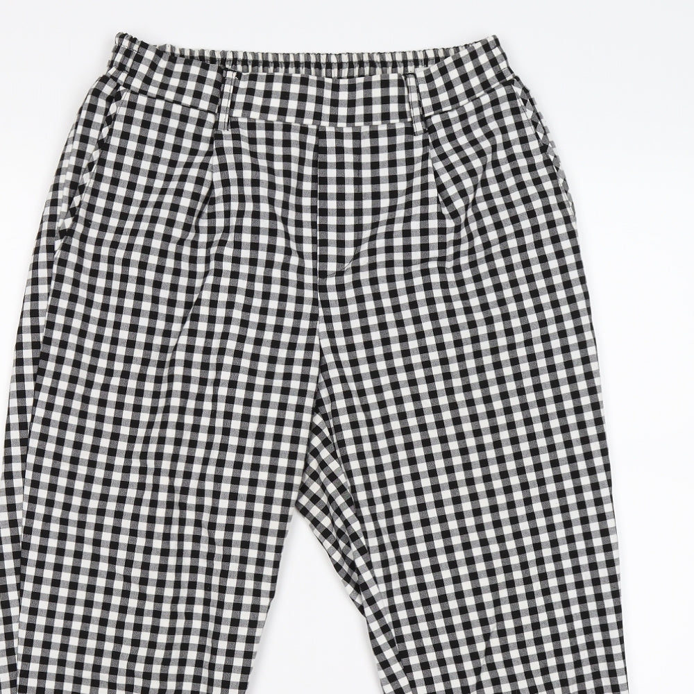 Womens UK Size M Preworn Regular Fit Chino White Trousers